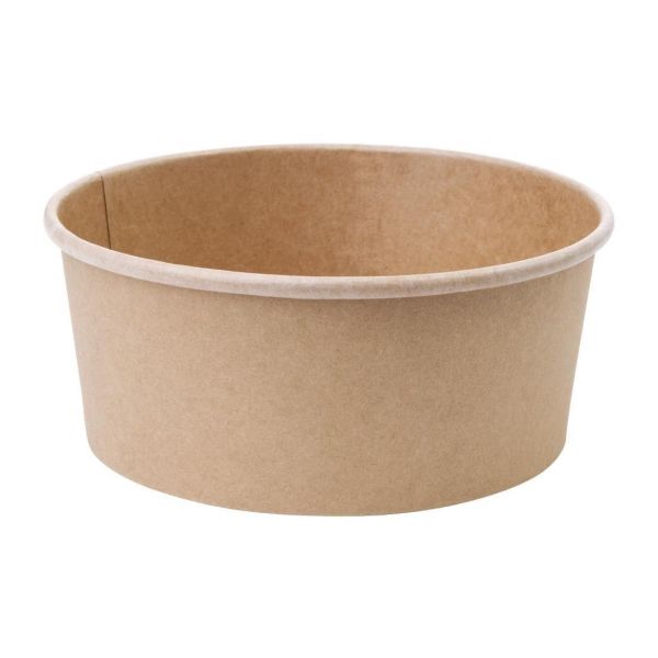 KRAFT ROUND SALAD BOWL 1300ML X300(Z)